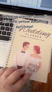 WEDDING PLANNER NOTEBOOK PLAN YOUR WEDDING ORGANIZER BRIDAL PLANNER THINGS TO DO BEFORE I DO