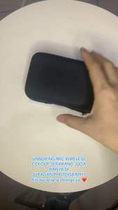 Mikrofon Mic Clip On Wireless UHF Presentasi Tur Imam Masjid Musholla - Mic Tiktok - Mic Streamer - Microphone Wireless Promo Sale