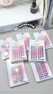[ Sỉ 20 hộp lộn xộn 50k ] Lông mi giả  L.S Nâng cấp Không Keo  Thiết kế hoa hướng dương  18 kiểu ( HÀNG LỖI )