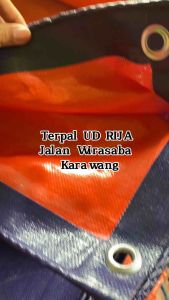Terpal Tebal A12 lebar 4 meter terpal plastik berbagai ukuran terpal mobil truk dll
