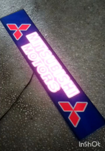 NEW OLD STOCK Led Flash Light Car Logo Windscreen Sticker