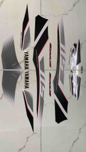 Bộ tem Sirius Fi 2018 màu trắng đen hàng nhập Thái Lan chất lượng cao dành riêng cho dòng xe này tem in lụa hàng 3 lớp màu sắc rất đẹp và bền giá bán cực tốt bán lẻ như bán sỉ