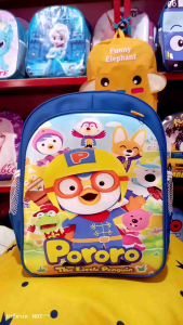 TAS SEKOLAH ANAK TK SD LAKI-LAKI PEREMPUAN 5-8 TAHUN MOTIF PORORO TERBARU 2024 LUCU KUAT MURAH