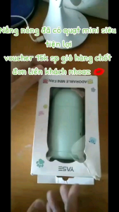 Quạt mini cầm tay kèm đèn pin tiện lợi cổng sạc usb pin 300-500mA 4.2V sạc 1-3h