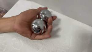 ลูกเหล็กบริหารนิ้วมือ ลูกเหล็ก ขนาด 6 เซนติเมตร สำหรับบริหารนิ้วมือ สแตนเลส