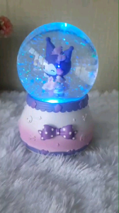 Kotak Musik Snowball Bola Kristal Salju Cute Waterball Lampu Snowglobe