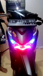 [Paket Paketan] Lampu Alis Running Gratis Demon Eyes untuk Motor Vario, Aerox, dan Beat