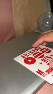 BANGTAN ARIRANG ARMY BOMB DECALS
