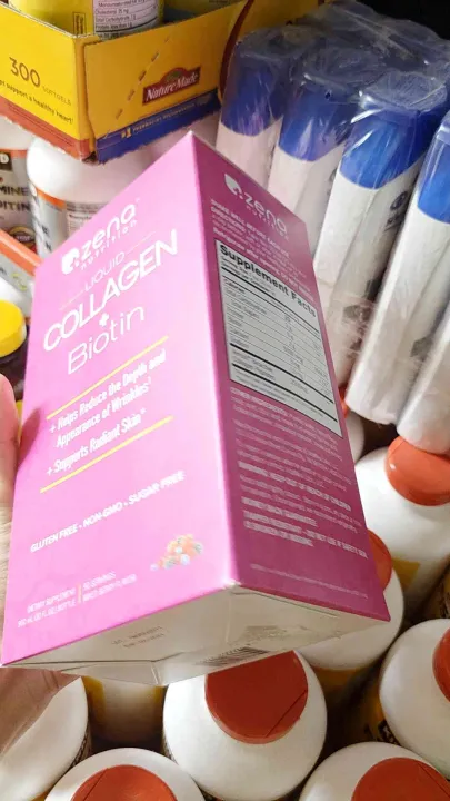 ZENA Collagen Dạng Nước Zena LIQUID COLLAGEN + BIOTIN 900ml Chính hãng Mỹ