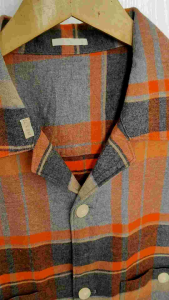 Kemeja Flanel Outwear "Global Uniqlo" GU Original Second Size L