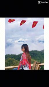 Tặng vòng tay - khăn len vuông  khăn đội đầu