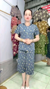 Bộ Lỡ Hoa Hai Túi Bà Già_Bộ Lỡ Mặc Nhà.