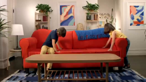 Grouch couch board game sofa furniture game spin master