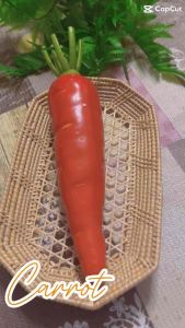 แครอทปลอม เหมือนจริง ขนาดยาว9 นิ้ว โชว์แล้วขายดี