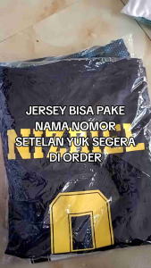 jersey futsal Setelan baju bola pasang nama nomor