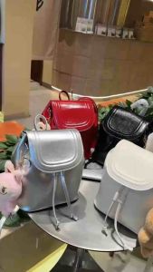 [ Nhiều màu] Balo da balo nữ thời trang kèm móc gấu labubu