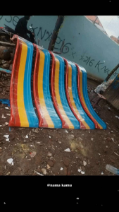 SELUNCURAN PELANGI 2 meter murah bisa COD terlaris perosotan fiberglassseluncuran kolam renang plosotan