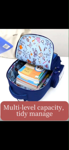 Edison British Style Ergonomic School Backpack Children Bag Spine Protection & Weight Reduction for Boys & Girls 2026 New Model (Standard 1-6)