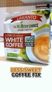 Lakanto 3IN1 INSTANT WHITE COFFEE Less Sweet