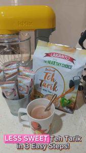 Lakanto 3IN1 INSTANT TEH TARIK Less Sweet