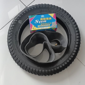 COMBO VỎ + RUỘT xe đạp điện size 12inch van cong