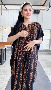 Paket hemat 3pcs daster lowo jumbo busui / daster kelalawar kekinian / daster lowo
