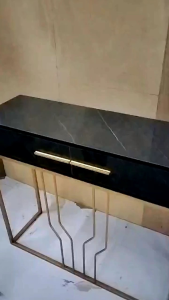 RJP FURNITURE Meja Console Minimalis Estetik Industrial- Lamino End Table Series