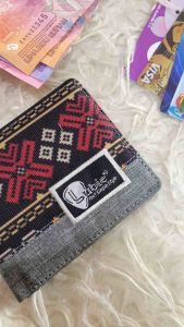 LUBIE Dompet Lipat Pria Kanvas Polyester Netfix