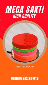 (ISI 12 PCS) TUTUP TOPLES PLASTIK TEBAL UNTUK TOPLES KACA TP 5 DIAMETER LUAR 115 CM DAN DIAMETER DALAM 11 CM