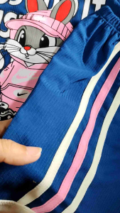 SETELAN ANAK CEWEK PEREMPUAN LENGAN PENDEK CELANA PENDEK JUST DO IT