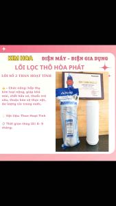 Lõi Lọc Thô Số 2 HÒA PHÁT - Dùng Tất Cả Các Loại Máy Lọc Nước (HÀNG CHÍNH HÃNG)