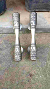 Handle Pintu Rumah Kuningan Motif Egypt Ukir Antik 20 cm 2 pcs