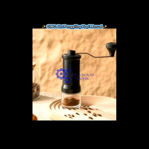 GING Alat Penggiling Kopi Manual Coffee Internal Gear Adjustment - KMDJ-D - Black