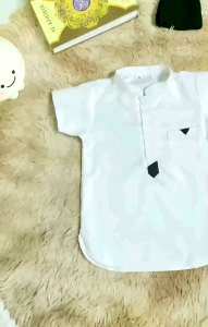 Baju Stelan Koko Qurta Anak Bayi Usia 1-4 Tahun Gratis Kopeah & Tasbih
