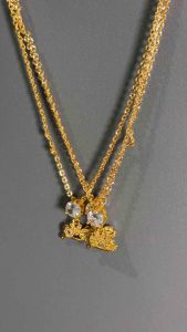 Kalung Set Liontin Berlapis Emas - Aksesoris Xuping perempuan dewasa