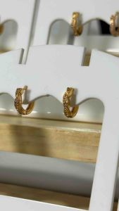 Anting Klip Wanita Berlapis Emas - Aksesoris Perhiasan Xuping