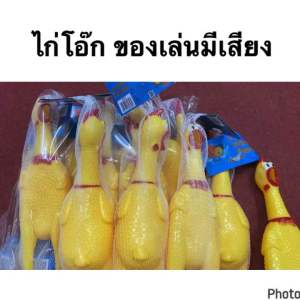 ไก่โอ๊ก 28cm ร้องหนักมาก ร้องลั่น เสียง กดหน่อย ยางกัด ไก่บีบ