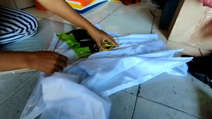 BARU#Layang layang bebean kain 1meter bahan kain knockdown sdh termasuk SAWANGANPITA DAN TALI KAMA/GOCI