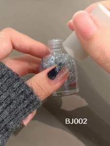 【MTS-SG】 Two Moons High Density Platinum Shining Waterbased Peel Off Non Toxic Nail Polish