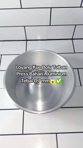 6 Pcs Loyang Kue Bolu Tulban Bima Press Tanpa Sambungan