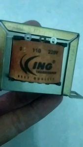 Trafo 1A merk King CT 12 volt sudah teruji kondisi situasi dan elektibilitasnya