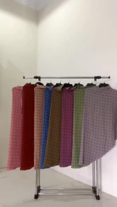 Bergo Motif Uragiri Crinkle airflow by Assadat collection