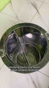 dandang panci mie ayam sekat anakan