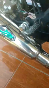 knalpot racing JRM untuk motor BEBEK ALL VARIAN/TYPE. jupiter z.Z1robot. supra x 125. karisma. supra fit. vega r. blade. revo. smash. shogun. astrea grand prima legenda.star.crypton.C-70