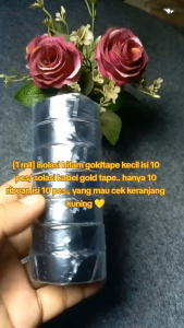 Goldtape Grosir ATK: Isolasi Hitam Listrik 10 Pcs