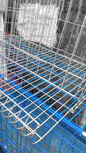 battry cages galvanize steel material double Cage heavy-duty cages