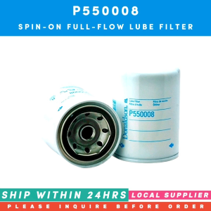 P550008 LUBE FILTER [SPIN-ON FULL-FLOW 3/4-16 UN] [INQUIRE 1ST PRE-ORDER ONLY! LOCAL SUPPLIER]  CROSS REFERENCE CATERPILLAR 773673 DAIHATSU 1560087320 FIAT 82255076 HITACHI 70592765 ISUZU 8971822820 LLIUGONG SP105278 MITSUBISHI 3425046 PERKINS 2654342