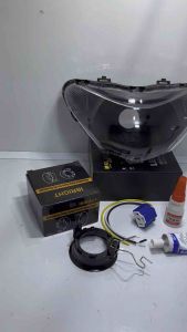 Reflektor lampu h4 lengkap fiting soket H4 MIO SMILE MIO NEW 2008-2012