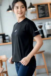 BAJU ATASAN OLAHRAGA MODEL PRINTING LENGAN PENDEK WANITA | KAOS SENAM FITNESS JOGING SPORT INDOOR OUTDOOR DLL