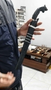 PISAU DAPUR BAJA MOTIF BILAH 30 CM SIAP PAKAI